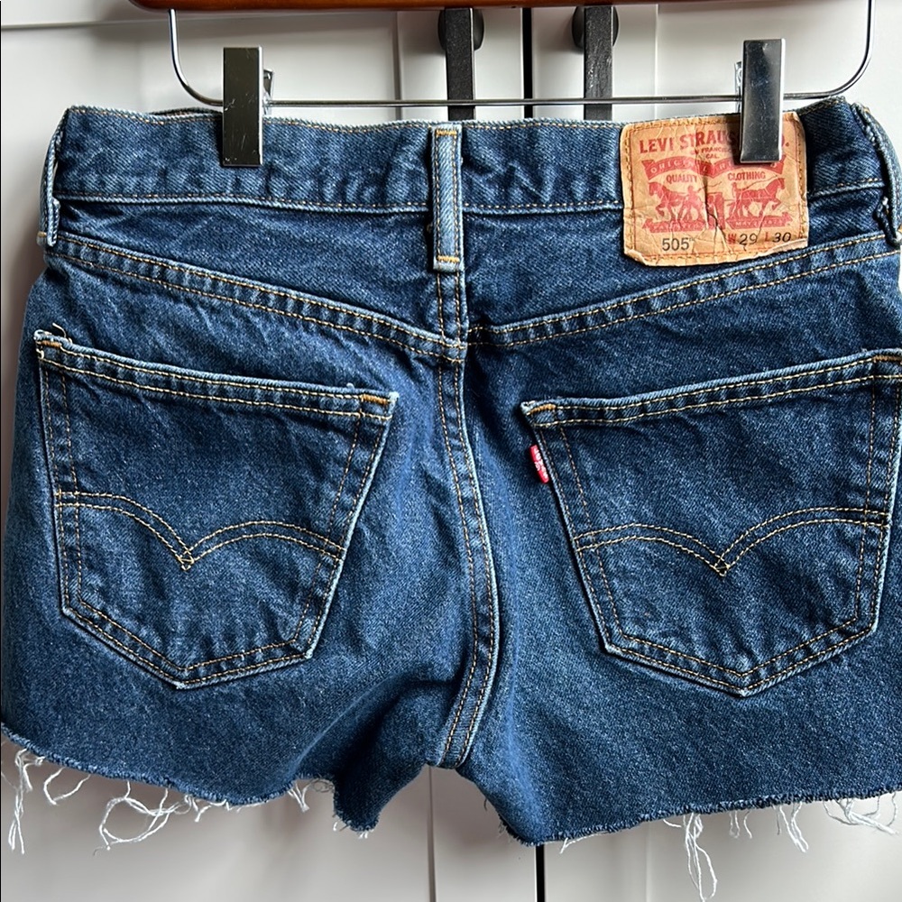 Levi's Blue Jean Shorts Classic Cut-Offs